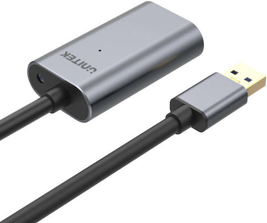 Unitek USB 3.0 Cable USB-A male - USB-A female Γκρι 10m Y-3005 - Image 2
