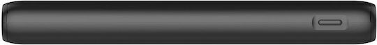 Celly Power Bank 10000mAh 20W με 2 Θύρες USB-A και Θύρα USB-C Power Delivery Μαύρο - Image 2