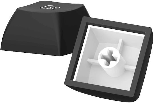 Redragon A132 Keycap CSA PBT Black / White - Image 3