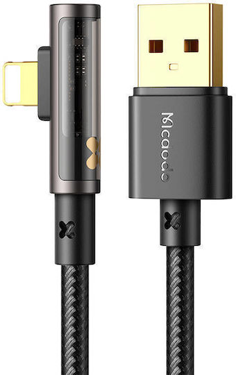 Mcdodo Braided USB-A to Lightning Cable Μαύρο 1.8m (CA-3511) - Image 3