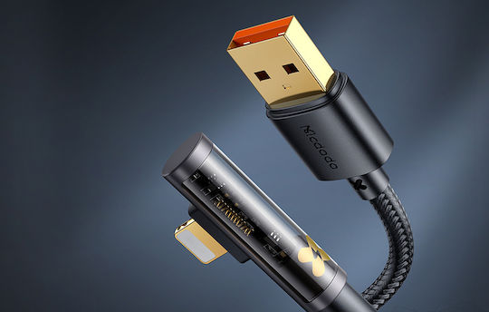 Mcdodo Braided USB-A to Lightning Cable Μαύρο 1.8m (CA-3511) - Image 7