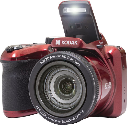 Kodak PIXPRO AZ405 Compact Φωτογραφική Μηχανή 20MP Οπτικού Ζουμ 40x με Οθόνη 2.3" και Ανάλυση Video 1280 x 720 pixels Κόκκινη - Image 2