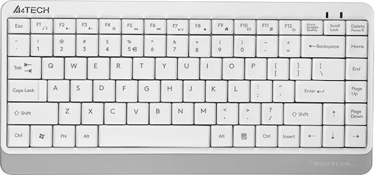 A4Tech Fstyler FK11 Πληκτρολόγιο Αγγλικό US Λευκό - Image 3