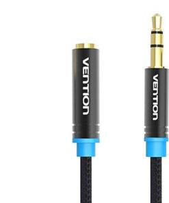 Alternative view of Vention Καλώδιο 3.5mm male - 3.5mm female Μαύρο 1.5m (VAB-B06-B150-M)