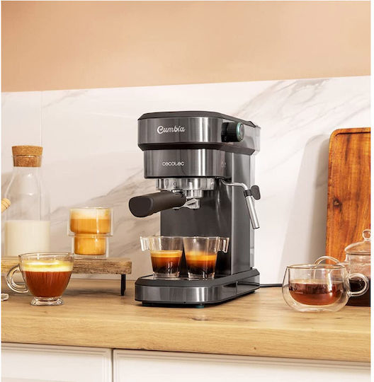 Cecotec Cafelizzia 890 Μηχανή Espresso 1350W Πίεσης 20bar Grey - Image 5