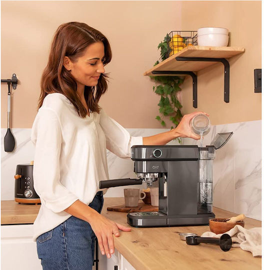 Cecotec Cafelizzia 890 Μηχανή Espresso 1350W Πίεσης 20bar Grey - Image 4