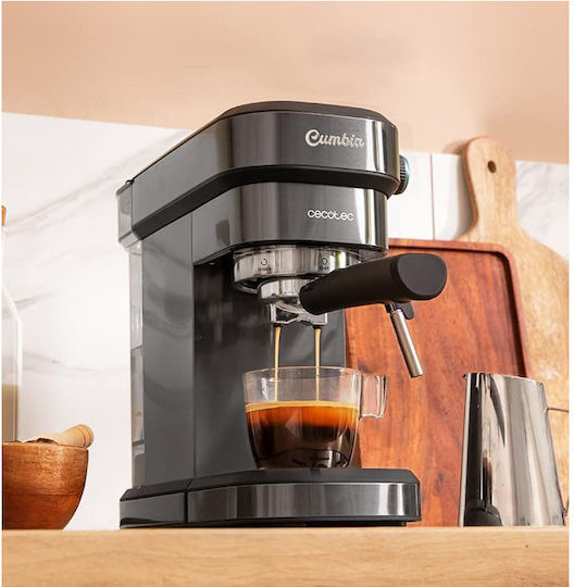 Cecotec Cafelizzia 890 Μηχανή Espresso 1350W Πίεσης 20bar Grey - Image 3