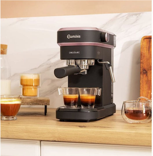 Cecotec Cafelizzia 890 Μηχανή Espresso 1350W Πίεσης 20bar Rose - Image 6
