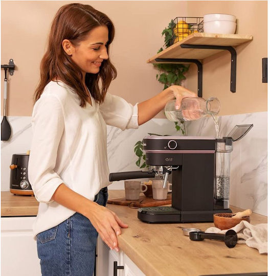 Cecotec Cafelizzia 890 Μηχανή Espresso 1350W Πίεσης 20bar Rose - Image 3