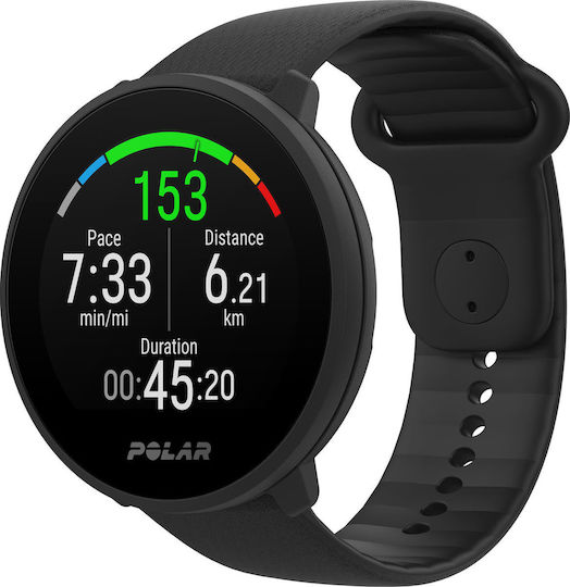 Polar Unite Αδιάβροχο Smartwatch με Παλμογράφο (Μαύρο) - Image 7