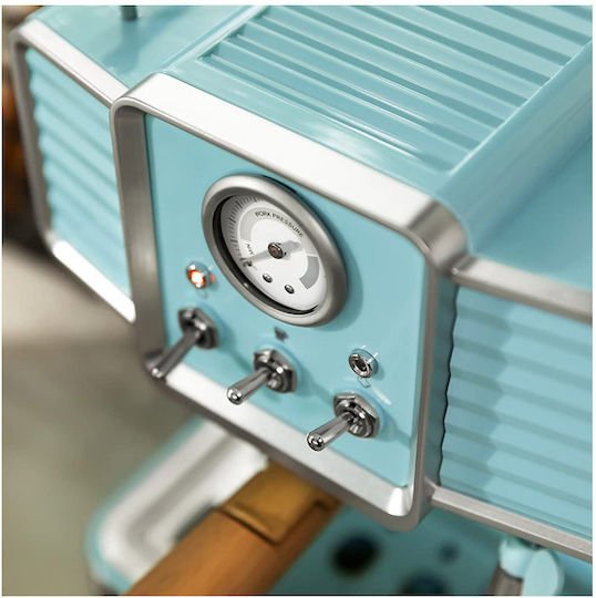 Cecotec Power Espresso 20 Tradizionale Μηχανή Espresso 1350W Πίεσης 20bar Light Blue - Image 4