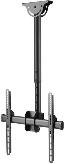 Techly ICA-CPLB-944S Βάση Τηλεόρασης Οροφής έως 55" και 50kg - Image 6