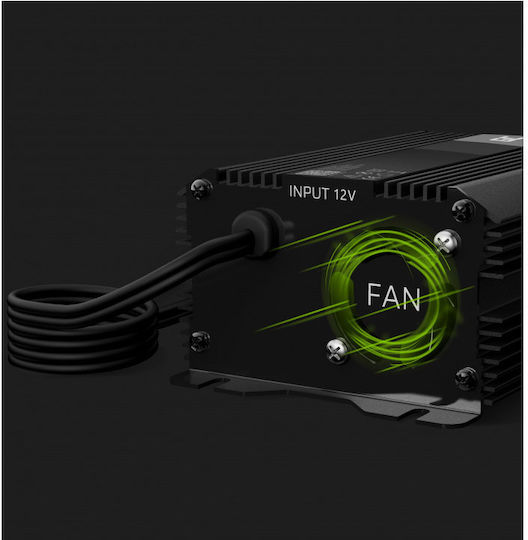 Green Cell Inverter Αυτοκινήτου 300W για 12V DC με 1xUSB INVGC06 - Image 3