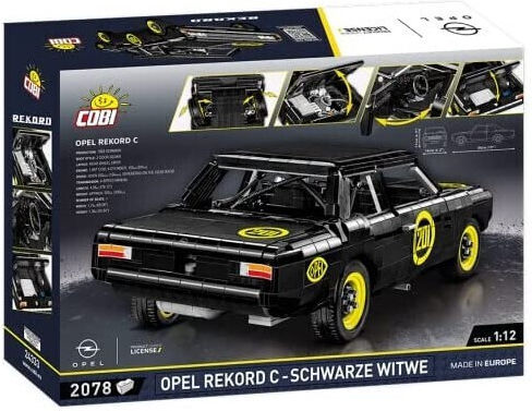 Cobi Τουβλάκια Opel Rekord C Schwarze Witwe για 10+ Ετών 2078τμχ COBI-24333 - Image 3