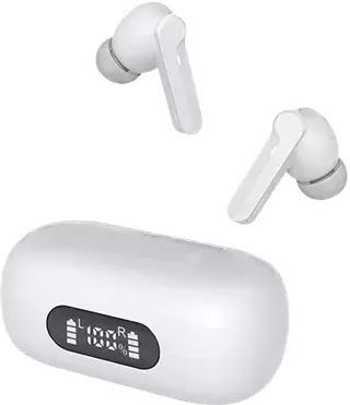 Denver TWE-40 In-ear Bluetooth Handsfree Ακουστικά με Θήκη Φόρτισης Λευκά - Image 2