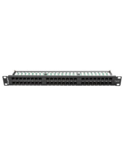 Alternative view of Lanberg Patch Panel Unshielded για Rack 1U 19" 48 Θυρών cat6 Μαύρο PPU6-1048-B