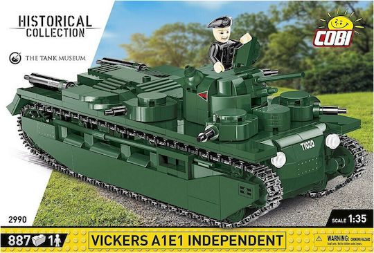 Cobi Τουβλάκια Vickers A1E1 Independent για 9+ Ετών 887τμχ COBI-2990 - Image 5