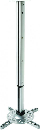 Techly Βάση Projector Οροφής ICA-PM-102 με Μέγιστο Φορτίο 15kg Ασημί - Image 4