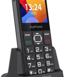 MyPhone Halo 3 Single SIM Κινητό με Μεγάλα Κουμπιά (Αγγλικό Μενού) Μαύρο