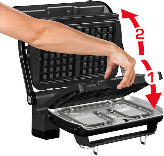 Tefal Optigrill+ Τοστιέρα Γκριλιέρα με Αποσπώμενες Πλάκες 2000W Inox - Image 4