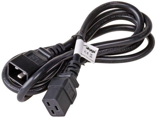 Akyga IEC C19 - IEC C20 Cable 1.8m Μαύρο AK-UP-03 - Image 2