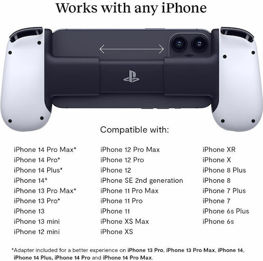 Backbone One Playstation Ενσύρματο Gamepad για iOS Λευκό - Image 2