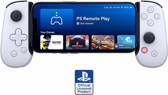Backbone One Playstation Ενσύρματο Gamepad για iOS Λευκό - Image 3