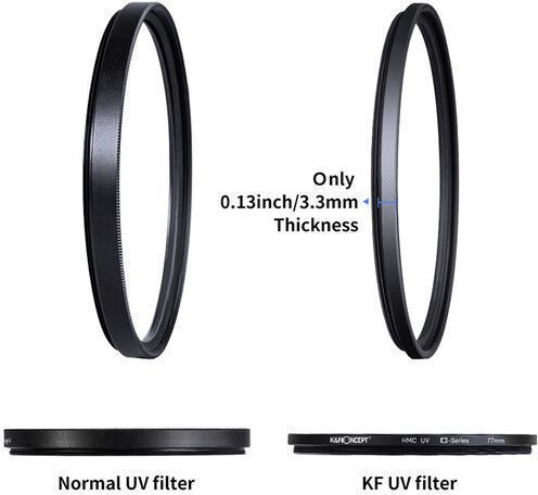 K&F Concept Multi-Coated Φίλτρo UV Διαμέτρου 46mm για Φωτογραφικούς Φακούς KF01.1420 - Image 3