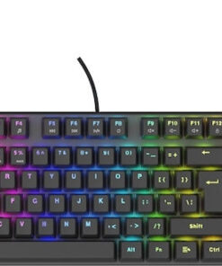Genesis Thor 303 Gaming Μηχανικό Πληκτρολόγιο Tenkeyless με Outemu Peach Silent διακόπτες και RGB φωτισμό (Αγγλικό US)