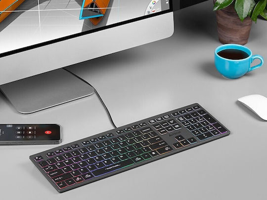 A4Tech Fstyler FX60H Gaming Πληκτρολόγιο με RGB φωτισμό (Αγγλικό US) - Image 3