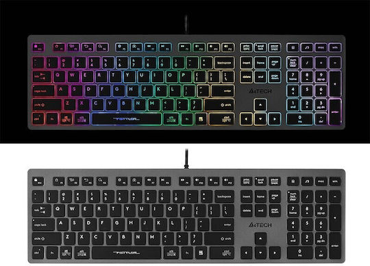 A4Tech Fstyler FX60H Gaming Πληκτρολόγιο με RGB φωτισμό (Αγγλικό US) - Image 2