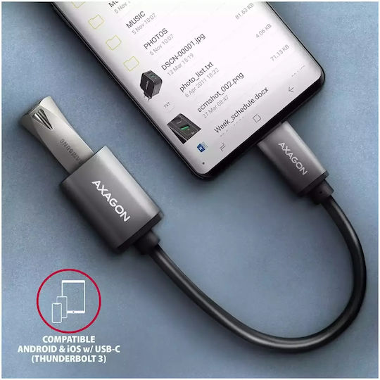Axagon Μετατροπέας USB-C male σε USB-A female 1τμχ RUCM-AFAC - Image 4