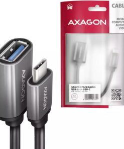 Alternative view of Axagon Μετατροπέας USB-C male σε USB-A female 1τμχ RUCM-AFAC