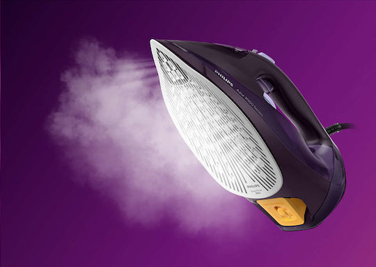 Philips Σίδερο Ατμού 2800W με Συνεχόμενη Παροχή 50gr/min Purple DST7051/30 - Image 2