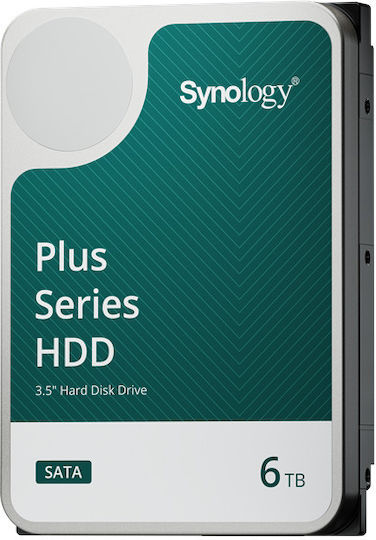 Synology Plus 6TB HDD Σκληρός Δίσκος 3.5" SATA III 5400rpm για NAS HAT3300-6T