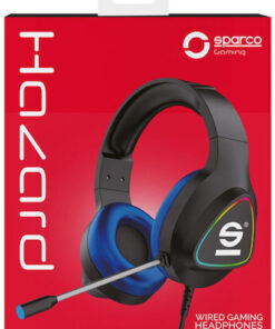 Alternative view of Sparco Over Ear Gaming Headset με σύνδεση 3.5mm / USB Black / Blue