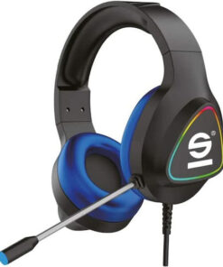 Sparco Over Ear Gaming Headset με σύνδεση 3.5mm / USB Black / Blue