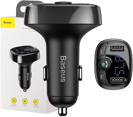 Baseus FM Transmitter Αυτοκινήτου με Bluetooth / MicroSD / USB CCMT000001 - Image 4
