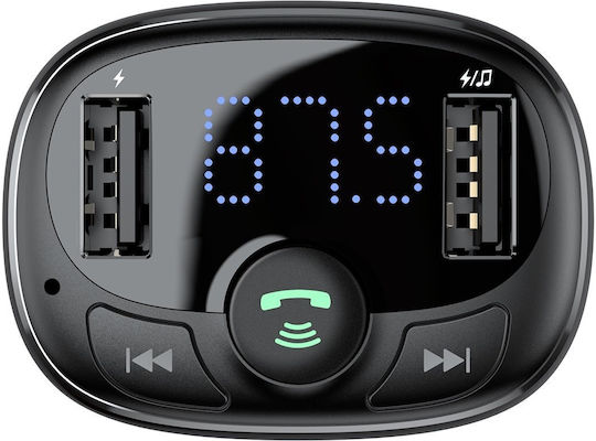 Baseus FM Transmitter Αυτοκινήτου με Bluetooth / MicroSD / USB CCMT000001 - Image 2