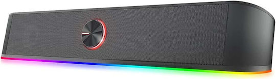 Redragon GS560 Adiemus Ηχεία Υπολογιστή 2.0 με RGB Φωτισμό και Ισχύ 6W σε Μαύρο Χρώμα - Image 2