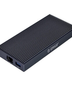 Alternative view of Orico 9in1 + SSD Enclosure USB-C Docking Station με HDMI 4K Ethernet Μαύρο