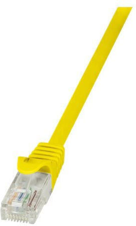 LogiLink S/FTP Cat.6a Καλώδιο Δικτύου Ethernet 1.5m Κίτρινο 1τμχ CQ3047S