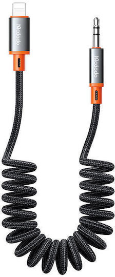 Mcdodo Braided 3.5mm to Lightning Cable Μαύρο 1.8m (CA-0890) - Image 2