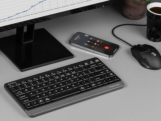 A4Tech Fstyler FBK11 Ασύρματο Bluetooth Πληκτρολόγιο Αγγλικό US - Image 4