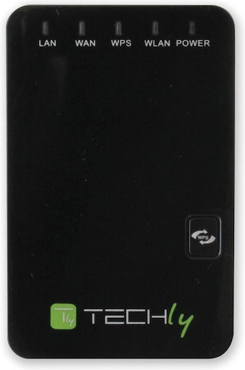 Techly I-WL-REPEATER2 WiFi Extender Single Band (2.4GHz) 300Mbps με 2 Θύρες Ethernet - Image 3