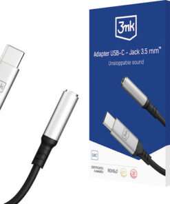 3MK Μετατροπέας USB-C male σε 3.5mm female 1τμχ