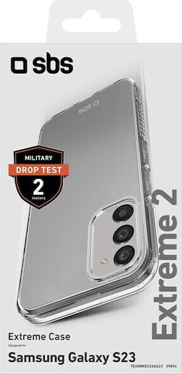 SBS EXTREAM X2 Back Cover Σιλικόνης 2mm Διάφανο (Galaxy S23) UNBKEX2SAS23 - Image 3
