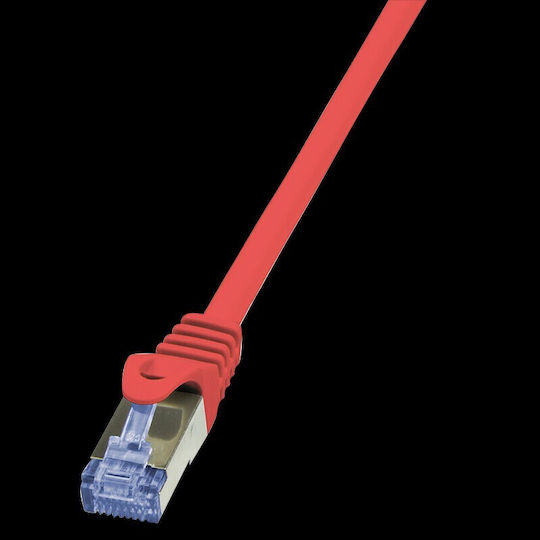 LogiLink S/FTP Cat.6a Καλώδιο Δικτύου Ethernet 2m Κόκκινο 1τμχ CQ3054S