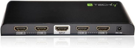 Techly 4K UHD 3D 4 HDMI Splitter IDATA-HDMI2-4K4