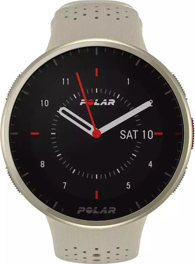 Polar Pacer Pro 45mm Smartwatch με Παλμογράφο (Gold Dust) - Image 2